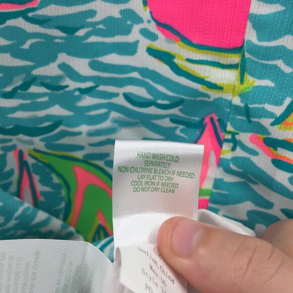 Lilly Pulitzer Halter Neck Floral Shift Sasha Dress in Ugotta Regatta 16 EUC - Picture 6 of 6